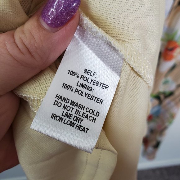 Lulu's Yellow Floral Belted Wrap Dress - Picture 4 of 4